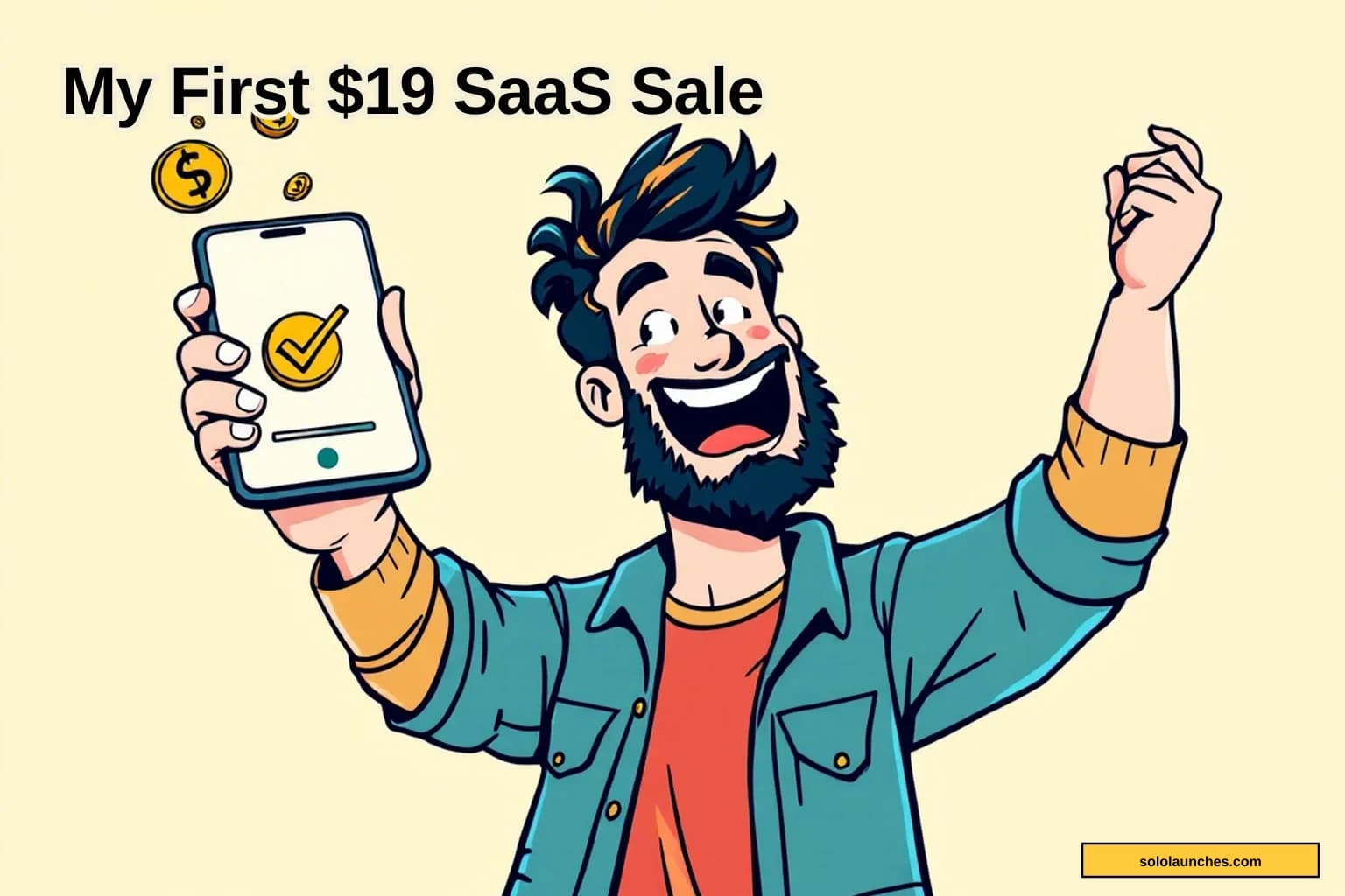 My First $19 SaaS Sale — No Product Hunt