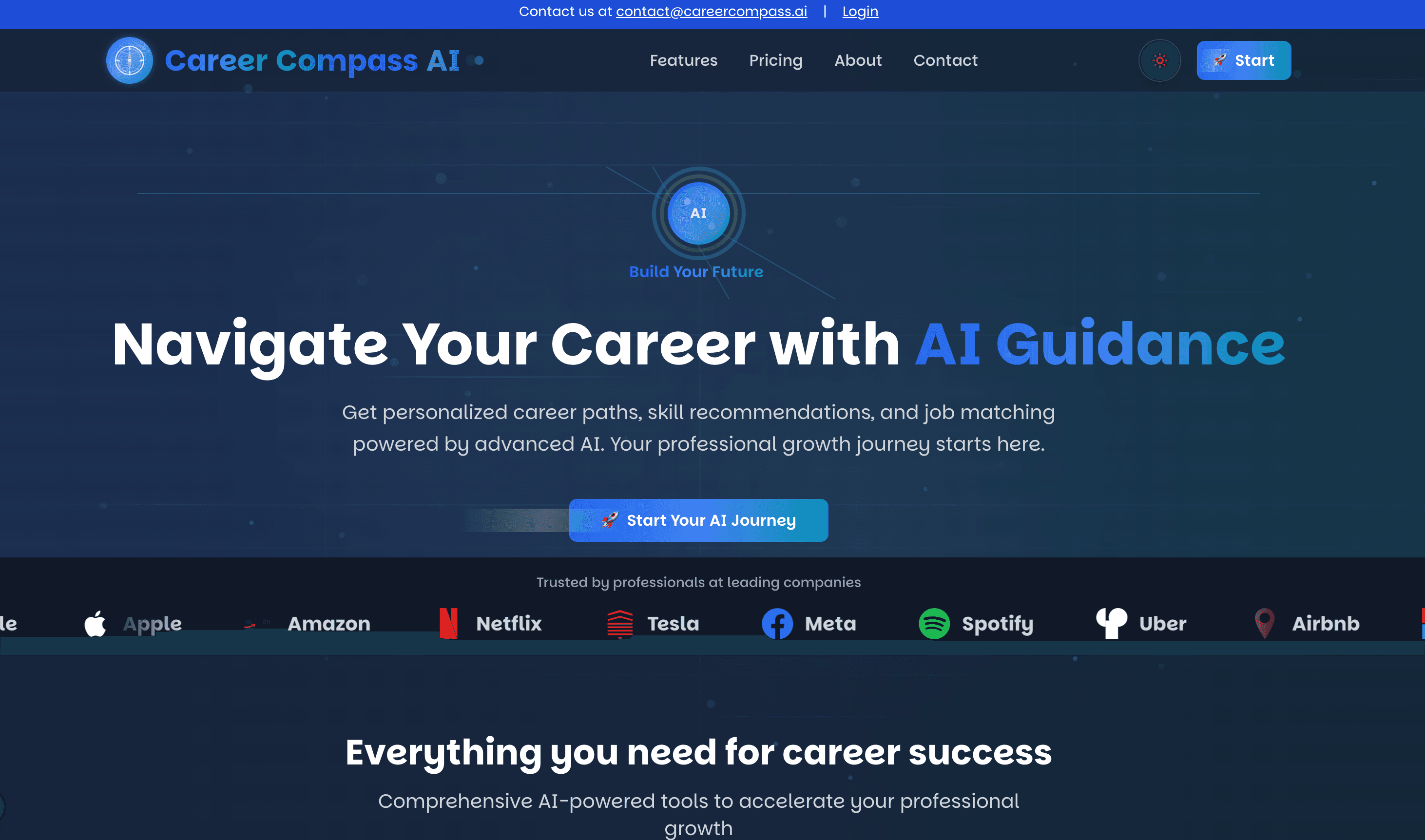 Career Compass AI - AI Powered Career Guidance & Job Matching image 1