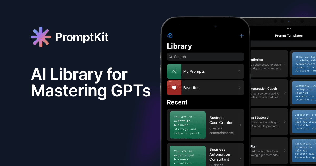 PromptKit – AI Prompt Library image 1