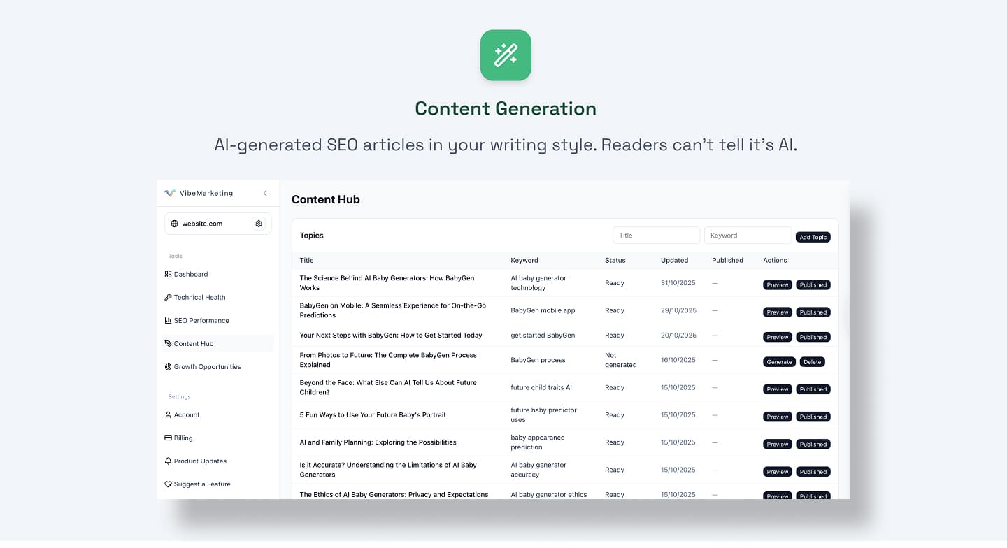 VibeMarketing | AI Marketing Platform image 2