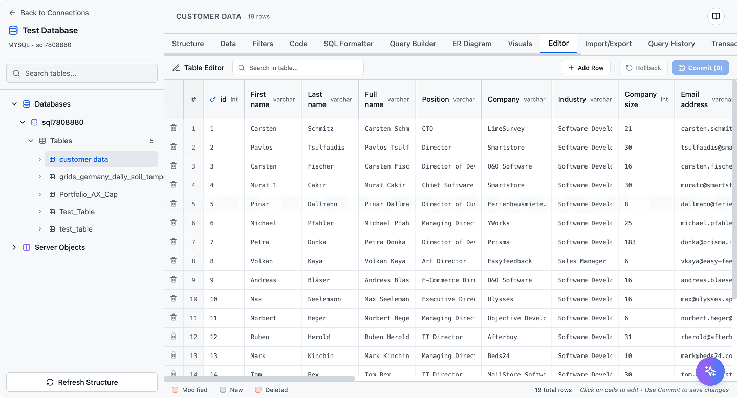 SQL Data Builder - Visual Database Management Tool image 2