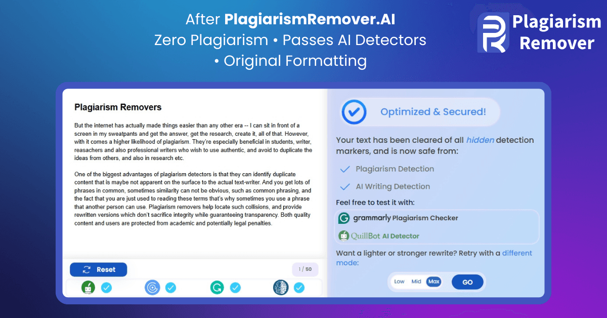 PlagiarismRemover.AI: Free AI Plagiarism Remover Tool image 2