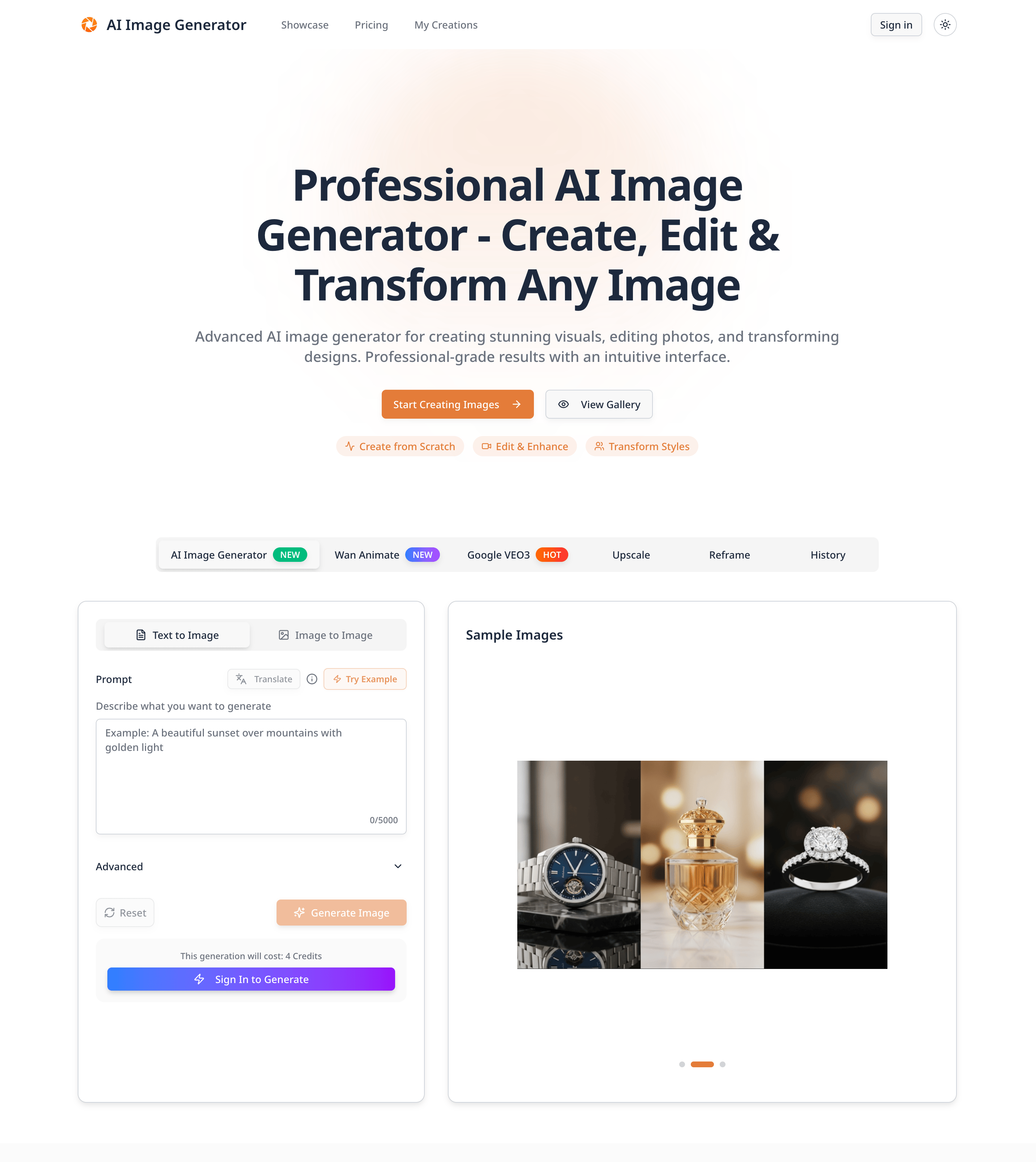 AI Image Generator - Create, Edit & Transform Images image 1