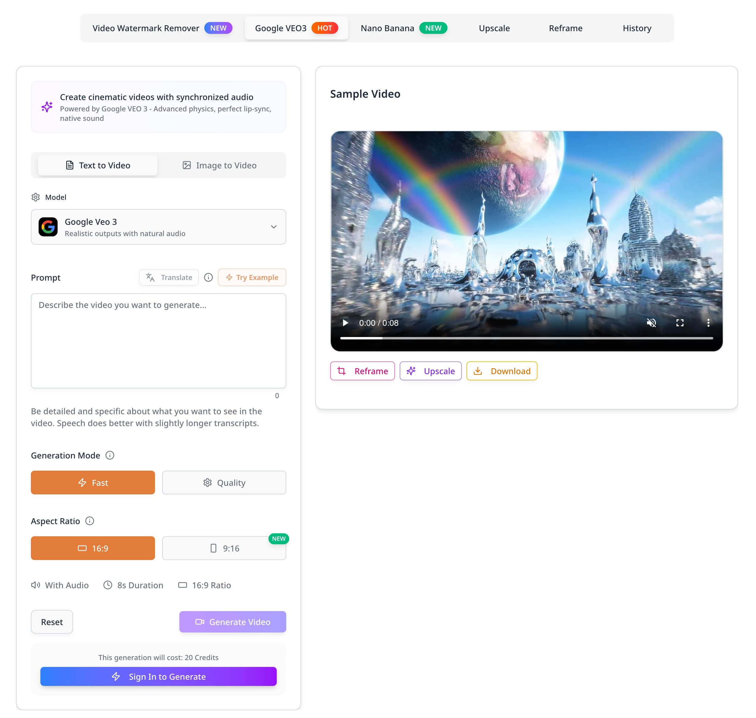 Remove Watermark from Video Online - AI Video Watermark Remover image 3