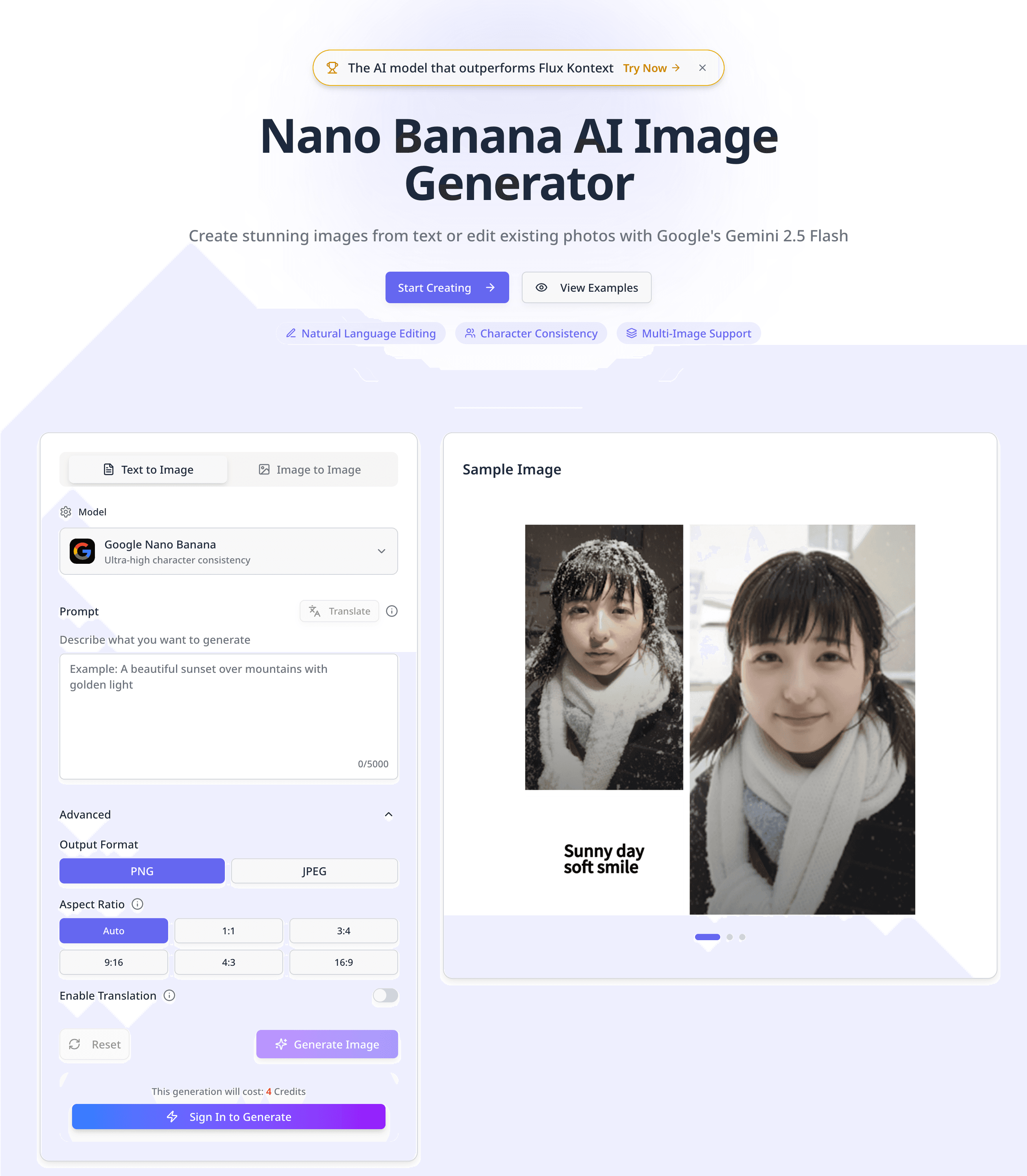 Nano Banana AI — AI Image Generator & Editor image 1
