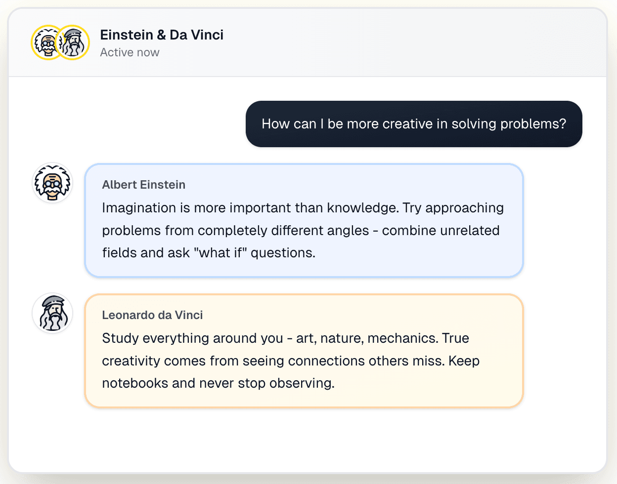 Chat With Legends - Converse with History's Greatest Minds image 1